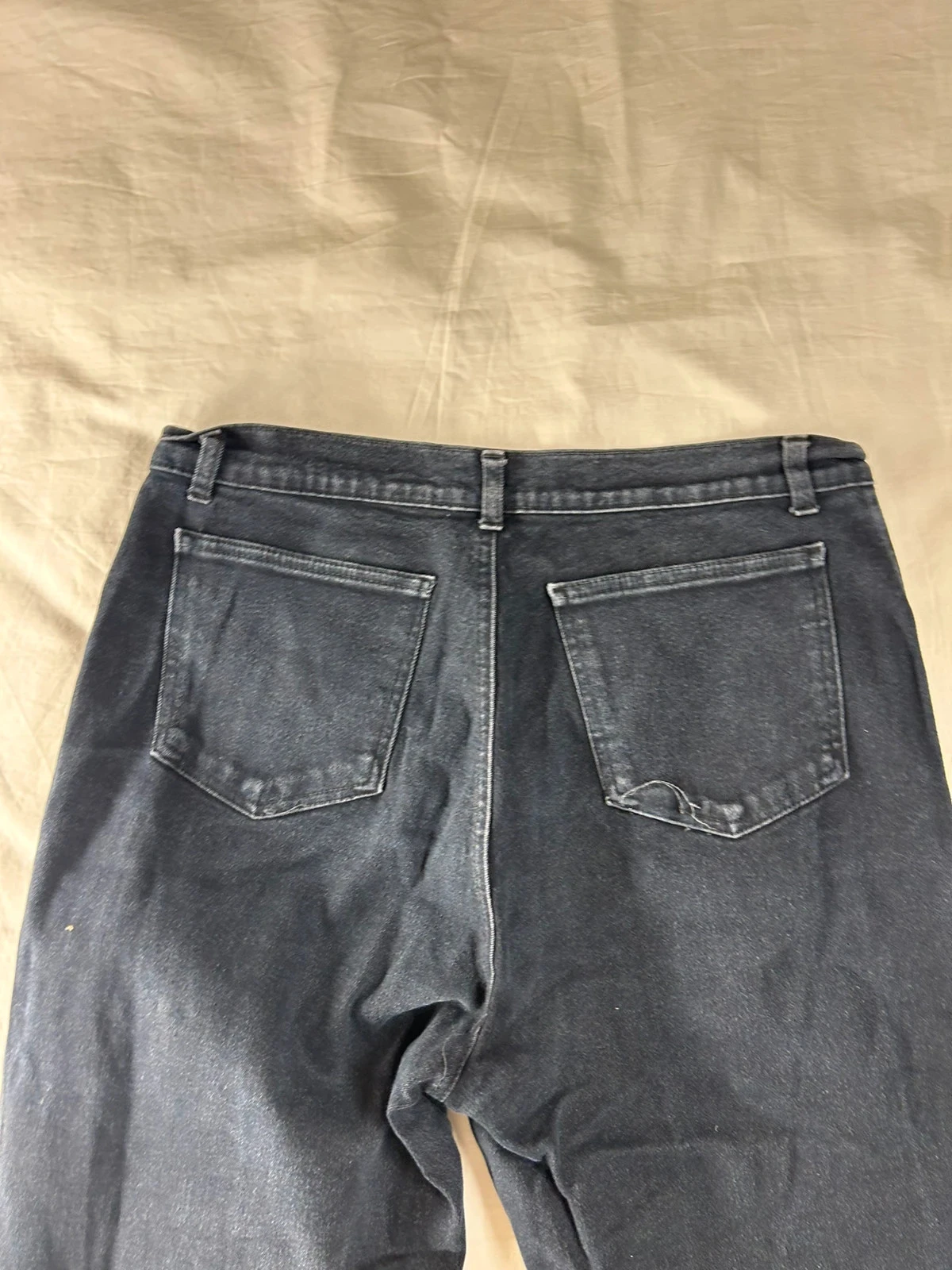 Jean negro recto con strass vintage bianca maria caselli talla 44 – photo 16